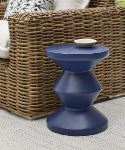 Zig Zag Matte Outdoor Stool