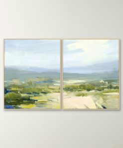 "Balmy Weather" Framed Diptych Giclee