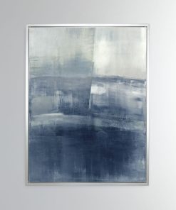 "Surfaces in Blue" Vertical Giclee on Canvas Wall Art, 45" x 60"
