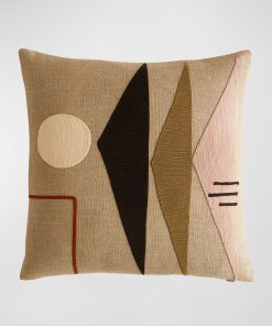 Zebra Beaded Pillow, 12" x 20"