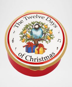 "Twelve Days of Christmas" Enamel Music Box