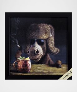 "Moscow Mule" Framed Print by Lucia Heffernan