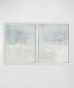 "Landscape Study" Hand-Embellished Giclee Diptych by Carol Benson-Cobb
