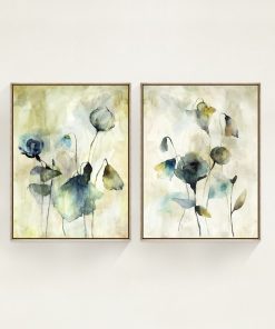 "Happy Hour" Framed Giclees by Beverly Fuller, 31" x 41" - Set of 2