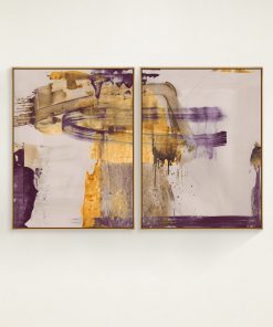 "Most Regal" Framed Giclee Diptych by David Erickson, 41" x 54"