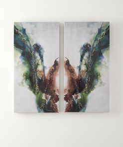"Movement in Color" Gallery-Wrapped Giclees on Canvas by Mari Urasawa, 48" x 24" - Set of 2