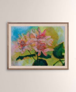 "Untitled Floral III" Framed Giclee by Amy Bautz