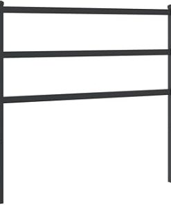 ZEYUAN Metal Headboard Bed Headboard Bedroom Furniture King Size Headboard White 39.4" 372355