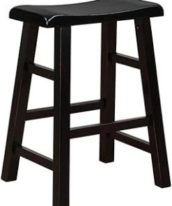 ZURI Cream Prism Adjustable Height Swivel Armless Bar Stool