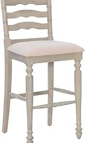 Zuo Nordhavn Swivel Barstool Beige & Gold