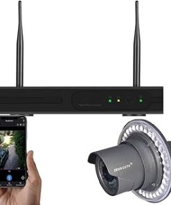 Zeus Pro Series WiFi Floodlight Home Security Camera Kit (ZCPRO-0801)