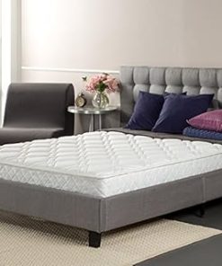 ZINUS 6 Inch Spring Mattress, Twin, White