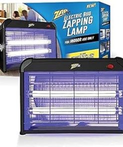Zap It Electric Indoor Bug Zapper (2,800 Volt) Plug-in 360 Degree Mosquito, Bug, and Insect Killer, Non-Toxic Attractant UV Light and Electric Shock
