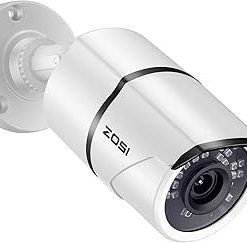 ZOSI ZG2612D 1080P POE Security IP Camera - 2.0MP Waterproof Bullet Camera with 100ft Night Vision for Outdoor Indoor Only Work with ZOSI PoE NVR Recorder (Model:ZR08RN00/10/20)