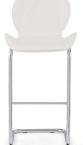 ZURI Yellow Rochelle Adjustable Height Swivel Armless Bar Stool