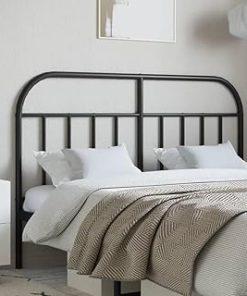 ZEYUAN Metal Headboard Bed Headboard Bedroom Furniture King Size Headboard White 39.4"" - 374515, 100 cm