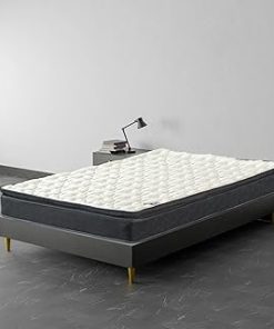 Zayton 9-Inch Medium Firm Pillowtop Pocketed Coil Hybrid Mattress, King