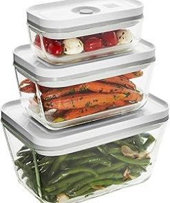 ZWILLING Fresh & Save 3-pc Glass Food Storage, Meal Prep Container, Assorted Sizes