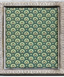 Cavallini Papers & Co., Inc. Cavallini Florentine 3x3 Pavoni Silver Frame