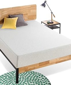 ZINUS 10 Inch Ultima Memory Foam Mattress, Queen, Fiberglass Free, Pressure Relieving, CertiPUR-US Certified, Mattress in A Box, White