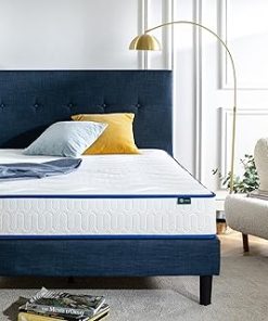 ZINUS 10 Inch Essential Innerspring Mattress, King, Medium Firm Feel, CertiPUR-US Certified, Mattress in A Box