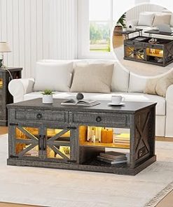 ZINUS Brock 21 Inch Solid Wood Side Table, End Table, Easy Assembly, Brown
