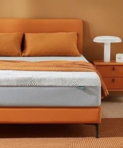 Z-hom Cooling Gel Memory Foam Mattress Queen Mattress, Upgrade Sturdy Memory Foam Mattress, Base Foam with Removable Cover, Medium Firm Fiberglass-Free, Grey
