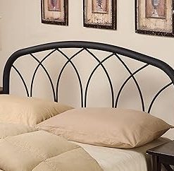 Zinus Headboard Bracket, Set of 2 Jessica Modern Studio Upholstered Metal Headboard, Queen