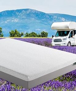 ZINUS 8 Inch Ultima RV Memory Foam Mattress [New Version], Short Queen, Fiberglass Free, Medium Firm Feel, Breathable Memory Foam, Certified Safe Foams & Fabric, Mattress in A Box
