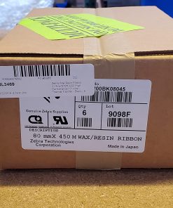 ZEBRA 03200BK08045 Wax Resin Ribbon 3.15inx1476ft 3200 High Performance 1in core