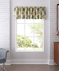 zokyer Pink Floral Window Curtain Flowers Cherry Blossom White Art Girls Botanical Plant Rustic Country Farmhouse 42" W x 63" L Curtains Set for Living Room Bedroom Bathroom 2 Panels Rod Pocket Drapes