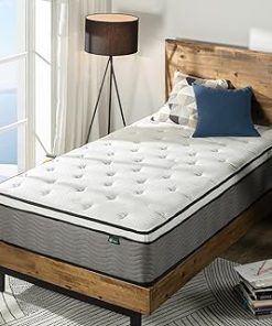 ZINUS 12 Inch Support Plus Pocket Spring Hybrid Mattress, Twin, Strong Coils for Durable Support, Pocket Innersprings for Motion Isolation, Mattress in A Box