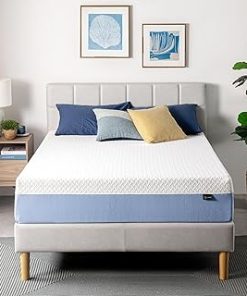 ZINUS 12 Inch Cooling Essential Memory Foam Mattress [New Version], Queen, Fiberglass Free, Medium Feel, Cooling Airflow Memory Foam, Certified Safe Foams & Fabric, Mattress in A Box