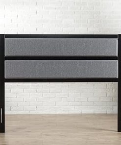 ZINUS Jessica Modern Studio Upholstered Metal Headboard, King