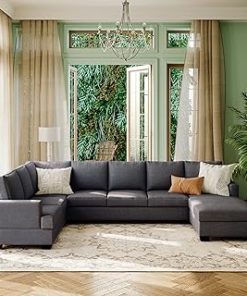 91-Inch Corduroy Queen Sleeper Sofa Bed with Storage, Comfortable Pull Out Sofa Bed with Pillows, Hide a Bed Couches for Bedroom, Guest Room, Apartment, Small Places, RV (Gray Green)